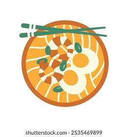 Playful Ramen Vector Illustration - 02