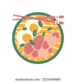 Playful Ramen Vector Illustration - 03