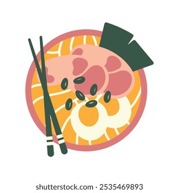 Playful Ramen Vector Illustration - 09