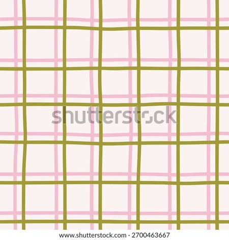 Playful retro seamless patterns with wavy lines, checks, and polka dots. Hand-drawn abstract textures in pink and pastel tones — ideal for vintage prints, stationery, and creative fabric design