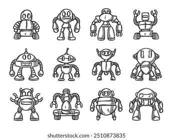 Conjunto de robot juguetón - incoloro
