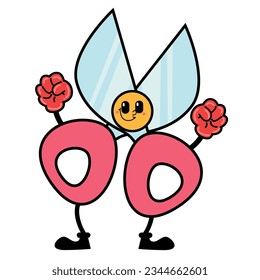 Playful Scissors Charm Whimsical Cartoon Scissor Characters