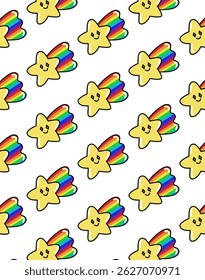Playful seamless pattern featuring hand-drawn doodles. Perfect for stationery, textiles, digital backgrounds, and creative projects. Whimsical and fun design in a repeatable layout.