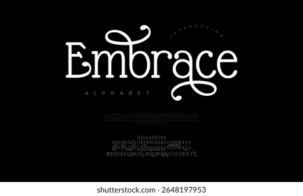 Playful serif font with swirly terminals and a whimsical vibe, ideal for creative projects and logos
