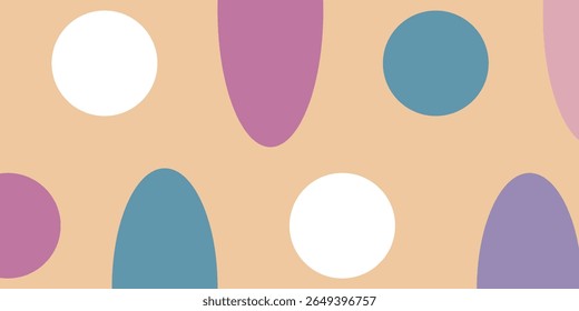 Playful shapes and soft hues! A cheerful and modern design for endless creative possibilities.
