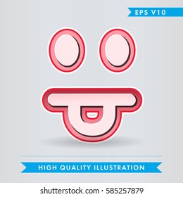 playful smiley icon.