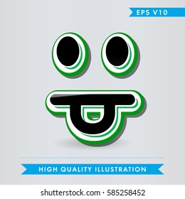 playful smiley icon.