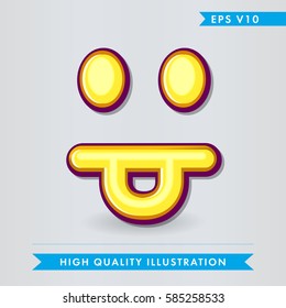 playful smiley icon.