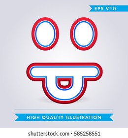 playful smiley icon.