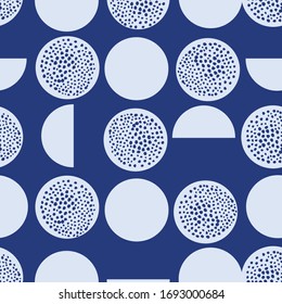 Playful spot, polka dot seamless pattern, perfect for fashion, home, stationary, kids. 