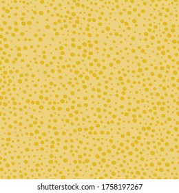 Playful spot, textured polka dot seamless pattern, perfect for fashion, home, stationary, kids. Vector repeat.