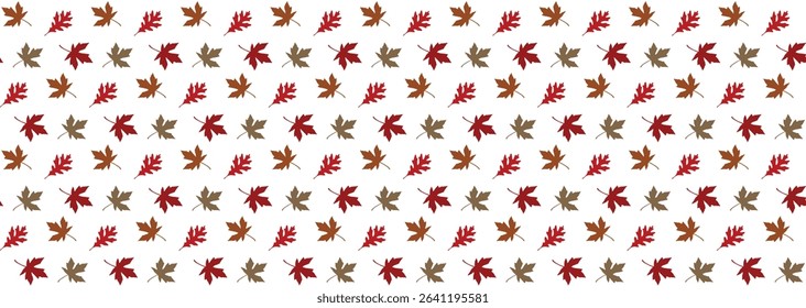 Playful summer leaf pattern for cheerful designs