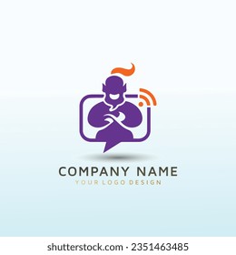 Playful but trusting Genie logo to convey trust