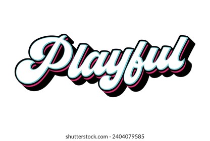 Playful typography design with map vector. Editable college t-shirt design printable text effect vector	