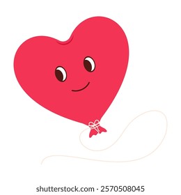 Playful Valentine's Day Illustrations with Hearts and Love Notes