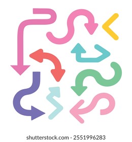 Playful Vector Arrow Collection for Creative Designs.