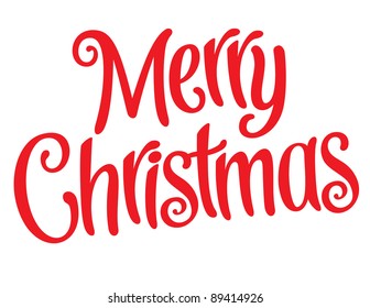 Playful Vector Lettering Series: Merry Christmas