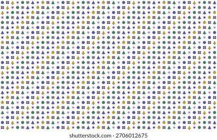 A playful and whimsical Christmas doodle pattern featuring festive icons, perfect for holiday branding, wrapping paper, and seasonal web backgrounds. 