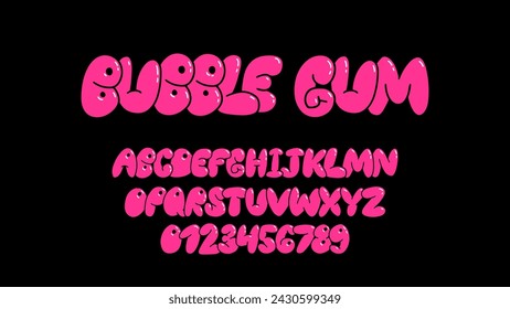 Playful white bubble font inspired by 90s and Y2K themes. Puffy cartoon letters perfect for trendy and fun designs. Includes uppercase letters, numbers, and symbols.