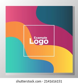 Playfull Color, Vector Illustration for Background, Vector Backgound Modern abstract cover,  Colorful geometric background, 