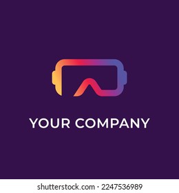 Playfull Joystick Game Logo Template