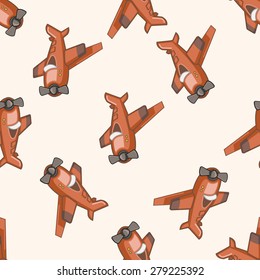 playground airplane rides , cartoon seamless pattern background