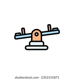 Playground Balancer Icon Vektorgrafik