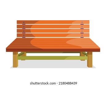 Playground Bench, furniture to decorate park, yard, patio, garden, kids playground, kindergarten.