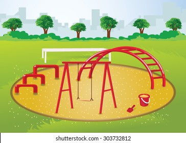 Playground In City
