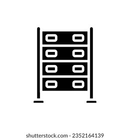 Playground Climb Filled Icon Vector Illustration