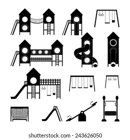 Playground design over white background, vector illustration.