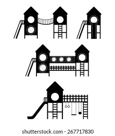 Playground design over white background, vector illustration