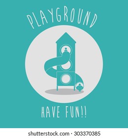 Playground digital design, vector illustration eps 10 