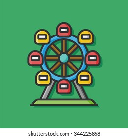 playground ferris wheel icon