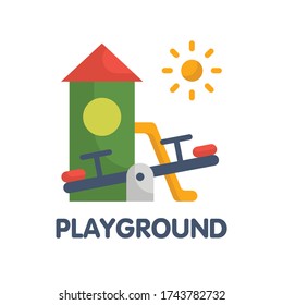 Icono plano de reproducción ilustración de diseño en el fondo blanco eps.10