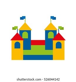 Playground games isolated icon vector illustration design