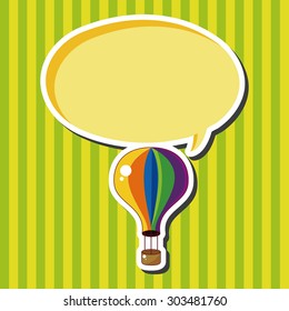 playground hot air ballon theme elements vector,eps