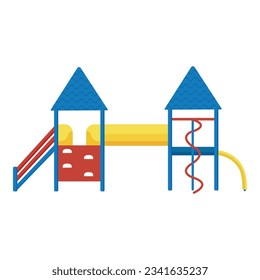 Playground icon cartoon vector. Play ground. Area equipment