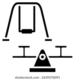 Playground Icon Element For Design