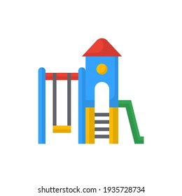 Playground icon flat color vector