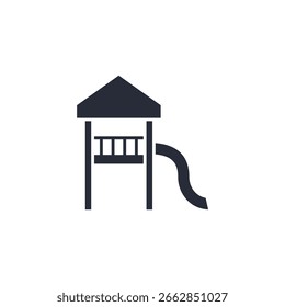 playground icon. linear style sign for mobile concept and web design. Vector icon. Symbol, logo illustration. Vector graphics