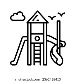Playground Symbol in Vektorgrafik. Illustration
