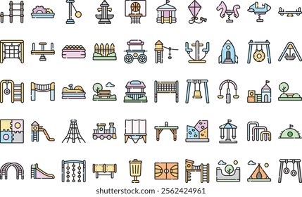 Playground icons High-Quality Vector Icons Collection with Editable Stroke. Ideal for Professional and Creative Projects.