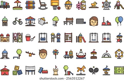 Playground icons High-Quality Vector Icons Collection with Editable Stroke. Ideal for Professional and Creative Projects.