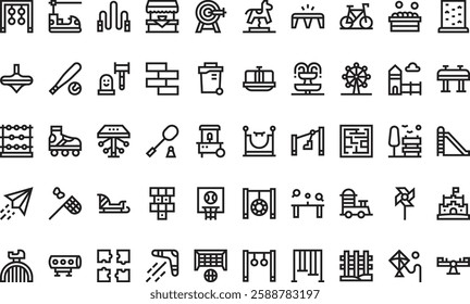 Playground icons High-Quality Vector Icons Collection with Editable Stroke. Ideal for Professional and Creative Projects.