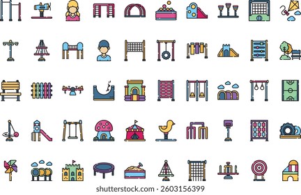 Playground icons High-Quality Vector Icons Collection with Editable Stroke. Ideal for Professional and Creative Projects.