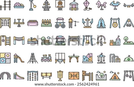 Playground icons High-Quality Vector Icons Collection with Editable Stroke. Ideal for Professional and Creative Projects.
