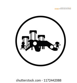 Playground icon.vector illustration.