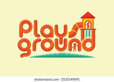 Playground lettering logo, playground logo