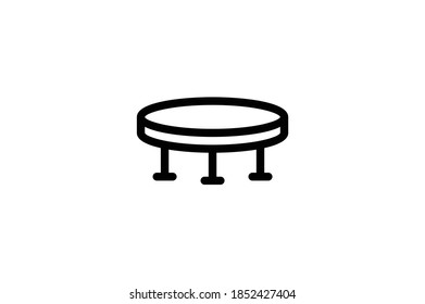 Rahmensymbol für Spielplätze - Sprung